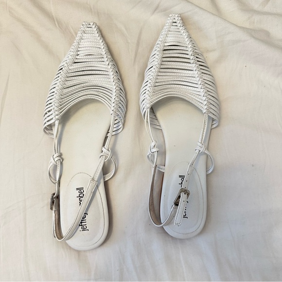 Jeffrey Campbell White Leather Myron Pointed toe flats - Picture 4 of 10